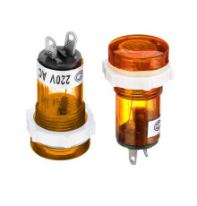 Індикаторна Лампа світлодіодна жовта XD15-1-220В 