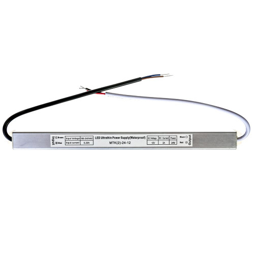 Led блок живлення 12V 2A 24Вт IP65 SLIM ( 1013398 )