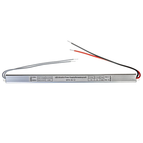 Led блок питания 12V 3A 36Bт IP20 SLIM ( 1013407 )