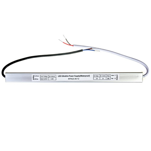 Led блок живлення 12V 3A 36Вт IP65 SLIM ( 1013409 )