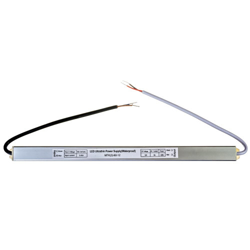 Led блок живлення 12V 5A 60Вт IP65 SLIM ( 1013427 )
