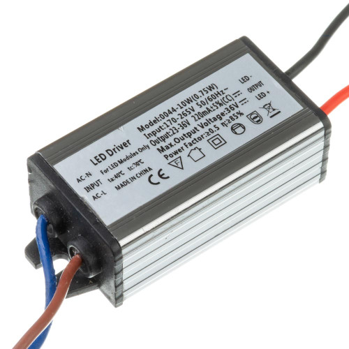 Светодиодный LED драйвер 10 Вт 220mA 36V ( 1013687 )