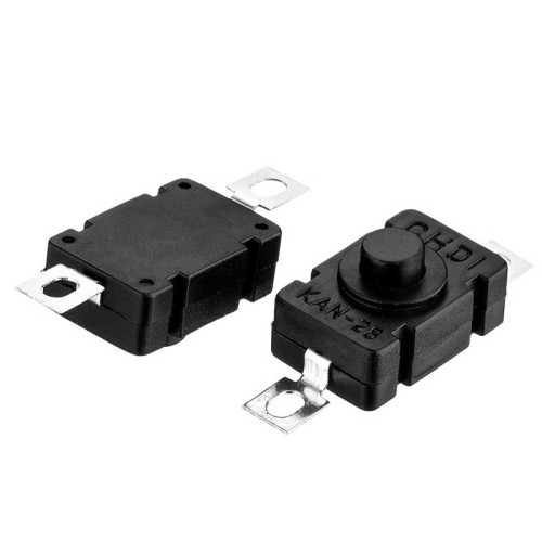 Натискна Кнопка синя 1А 250В з фіксацією ON-OFF PBS-02A SPST 2pin Daier ( 1014185 )