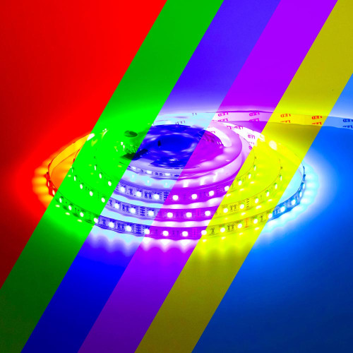 Світлодіодна стрічка 12V RGB smd5050 60LED/м IP20 ( 1015427 )