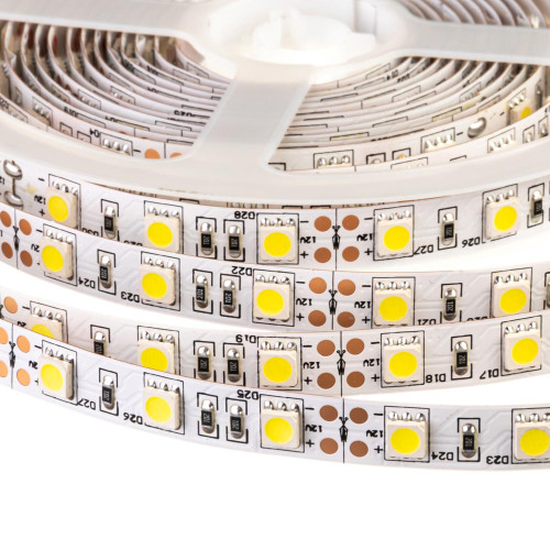 Світлодіодна стрічка біла 12V Motoko smd5050 60LED/м IP20 ( 1015434 )