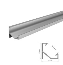 LED алюмінієвий профіль кутовий 2 м ПФ-20