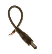 Конектор для світлодіодної стрічки з проводом 12V mini jack 5,5 mm "тато"