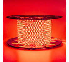 Світлодіодна стрічка червона 220V герметична AVT smd2835 120LED/м 4Вт/м IP65