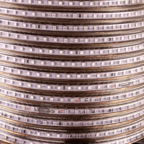 Світлодіодна стрічка рожева 220V герметична AVT smd2835 120LED/м 4Вт/м IP65 ( 1017823 )