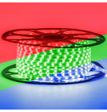 Світлодіодна стрічка 220V RGB герметична smd5050 5 W/m 60LED/м IP65