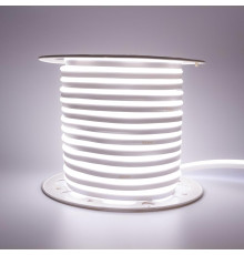 Неонова стрічка світлодіодна нейтральна біла AVT 220V smd2835 120LED/м 10Вт/м IP65