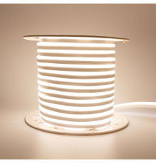 Неонова стрічка світлодіодна біла тепла AVT 220V smd2835 120LED/м 10Вт/м IP65