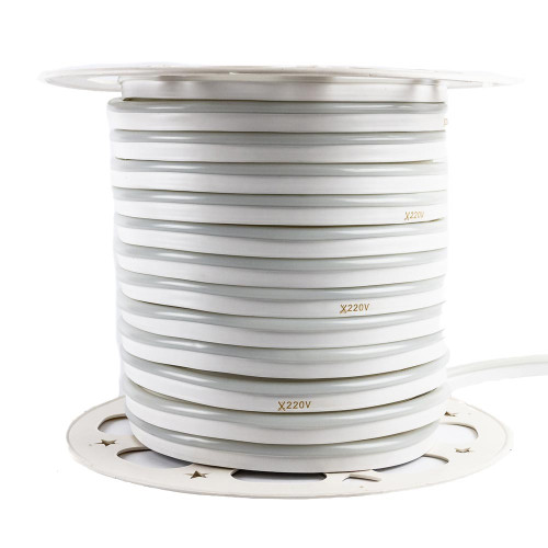 Неоновая лента светодиодная розовая AVT 220V smd2835 120LED/м 10Вт/м IP65 ( 1017885 )