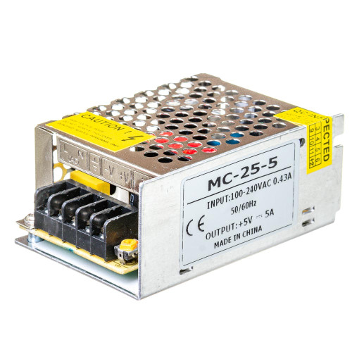 Led блок питания 5V 5A 25Вт IP20 MC ( 1017933 )