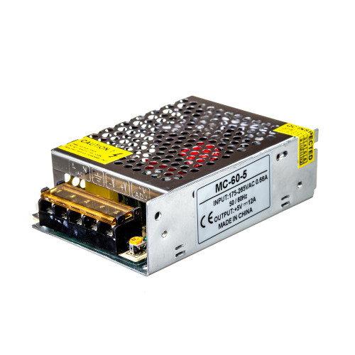 Led блок питания 5V 12A 60Вт IP20 MC ( 1017934 )