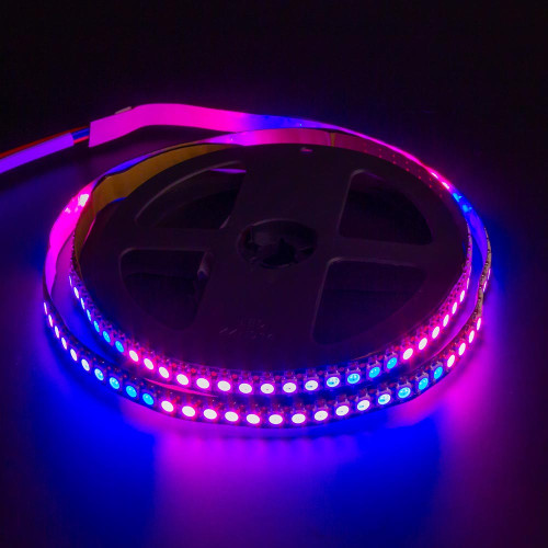 Светодиодная лента адресная AVT 5V smd5050 WS2812B 144LED/м IP120 ( 1017956 )