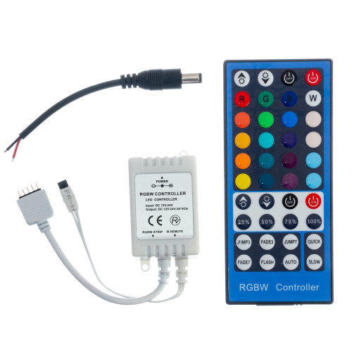 LED контролер світлодіодний RGBW 8А-96Вт (IR 40 кнопок) ( 1017964 )