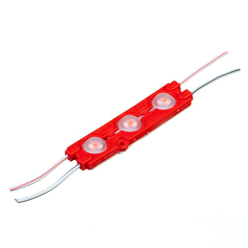 Светодиодный модуль 12 V красный smd5730 3led 1.5W IP65 (66мм) ( 1018044 )