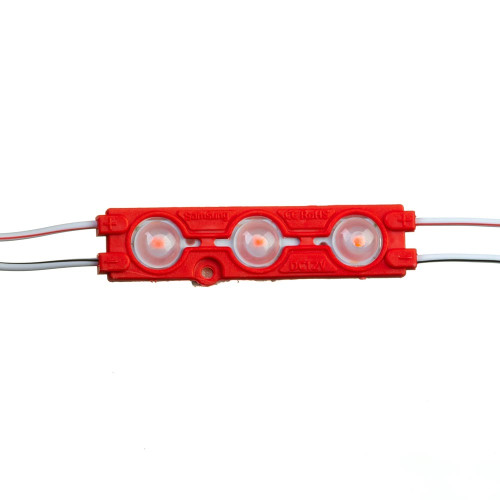 Светодиодный модуль 12 V красный smd5730 3led 1.5W IP65 (66мм) ( 1018044 )