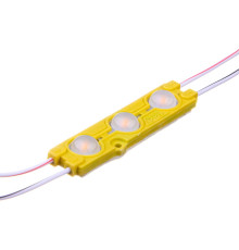 Світлодіодний модуль 12V жовтий smd5730 3led 1.5 W IP65