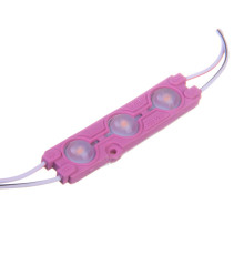 Світлодіодний модуль 12V рожевий smd5730 3led 1.5 W IP65