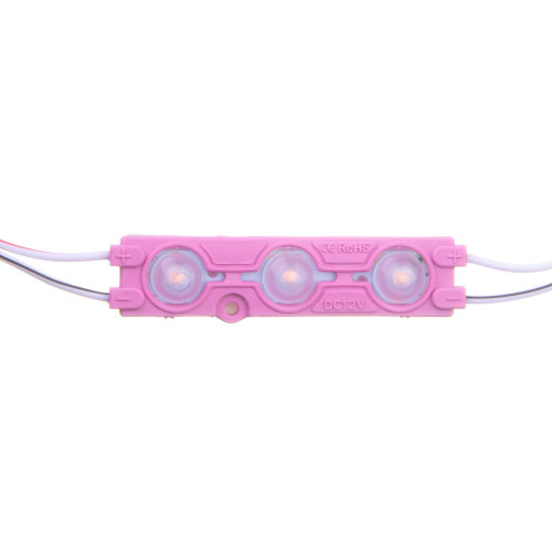 Світлодіодний модуль 12V рожевий smd5730 3led 1.5 W IP65 ( 1018046 )