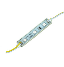 Світлодіодний модуль 12 V жовтий smd5050 3led 0.72 W IP65