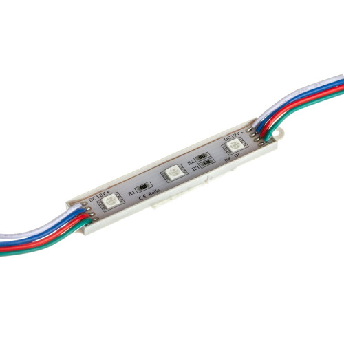Світлодіодний модуль 12 V RGB smd5050 3led 0.72 W IP65 ( 1018057 )