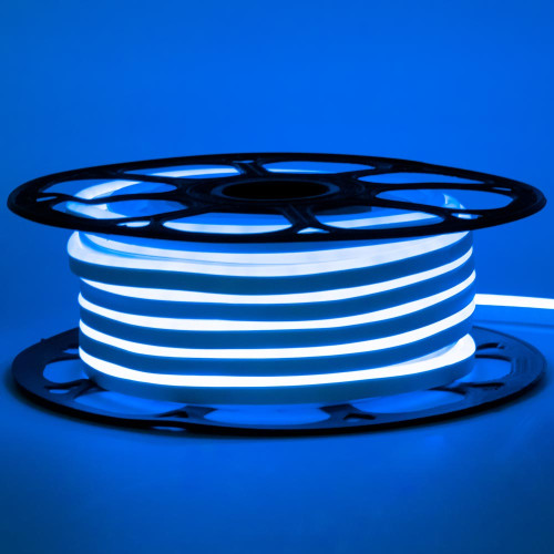 Неонова стрічка світлодіодна синя AVT-1 220V smd2835 120LED/м 7Вт/м IP65 ( 1018071 )
