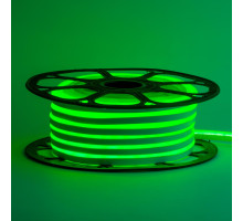Неонова стрічка світлодіодна зелена 12V 6х12 AVT-smd2835 120LED/м 11 Вт/м IP65