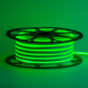 Неоновая лента светодиодная зеленая 24V силикон 6х12 AVT - smd2835 120LED/м 9Вт/м IP65