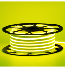 Неонова стрічка світлодіодна жовта лимонна AVT-1 220V smd2835 120LED/м 7Вт/м IP65