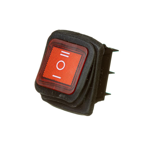 Перемикач KCD2-203NW 220V червоний ( 1018169 )