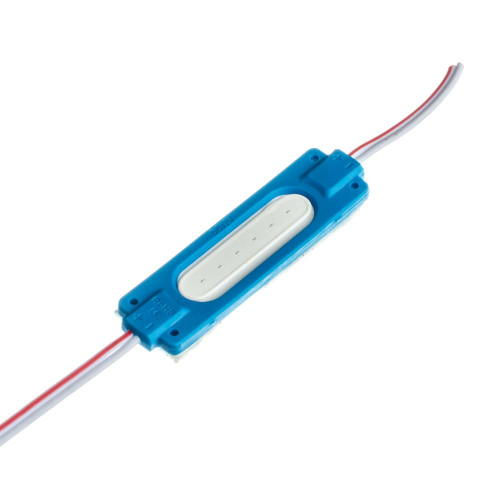 Світлодіодний модуль COB 12 V синій 1led 2W овальний IP65 ( 1018216 )