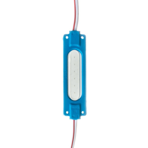 Світлодіодний модуль COB 12 V синій 1led 2W овальний IP65 ( 1018216 )