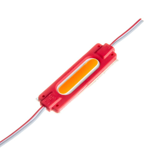 Світлодіодний модуль COB 12 V червоний 1led 2W овальний IP65 ( 1018217 )