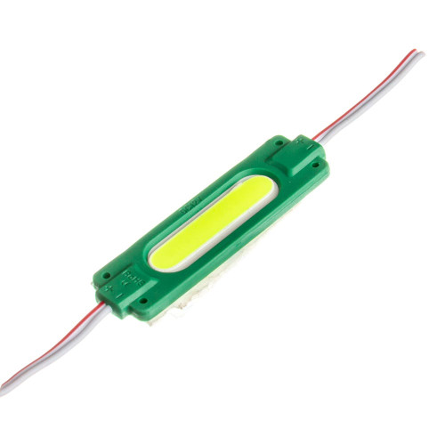 Світлодіодний модуль COB 12 V зелений 1led 2W овальний IP65 ( 1018218 )