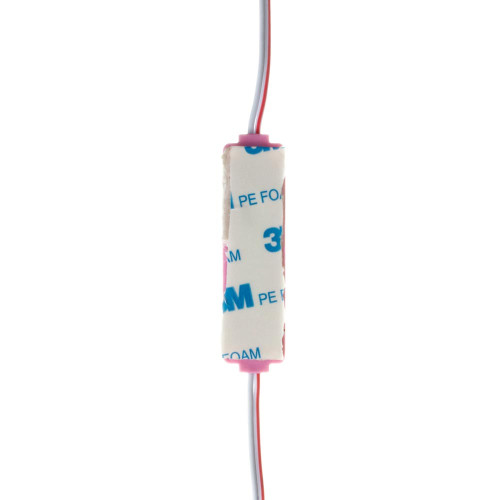 Світлодіодний модуль COB 12 V рожевий 1led 2W овальний IP65 ( 1018220 )