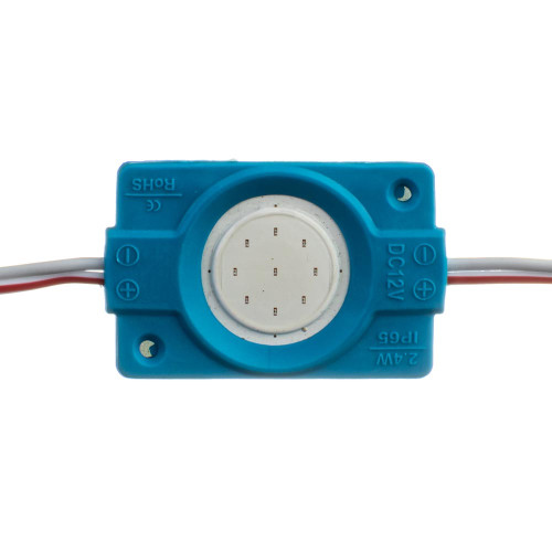 Світлодіодний модуль 12 V синій COB круглий 1led 2,4 W IP65 ( 1018222 )