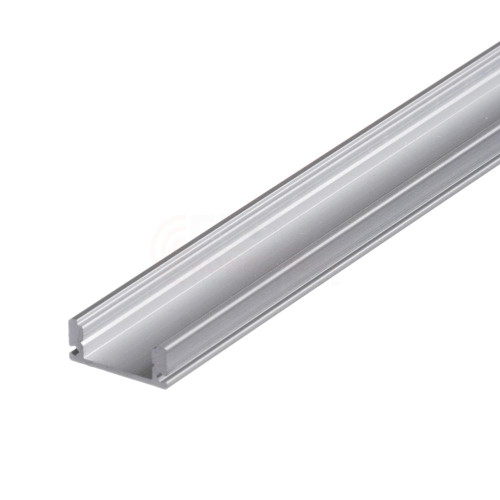 LED профиль накладной ЛП-7 (17х7мм) 1м с полуматовым рассеивателем в комплекте ( 1018269 )