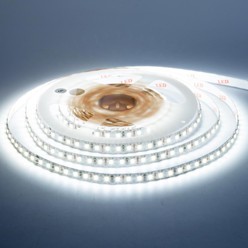 Світлодіодна стрічка біла холодна 12V AVT SMD3528 120LED/м IP20 8мм ( 1018468 )