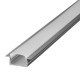 LED профіль врізний ЛПВ-7 анодований (15х7мм) 2м з розсіювачем у комплекті ( 1018491 )