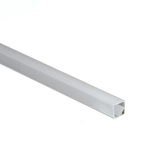 LED профіль кутовий ЛПК (17х17мм) 2 м квадратний матовий розсіювач ( 1018584 )
