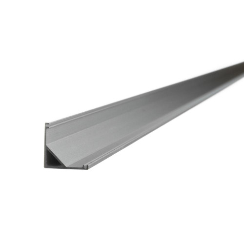LED профіль кутовий ЛПК (17х17мм) 2 м квадратний матовий розсіювач ( 1018584 )