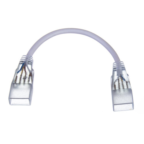 Конектор двосторонній для світлодіодної стрічки 220V 5mm/провід 2pin ( 1018981 )