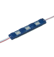 Світлодіодний модуль 12 V синій smd5730 3led 1 W IP65