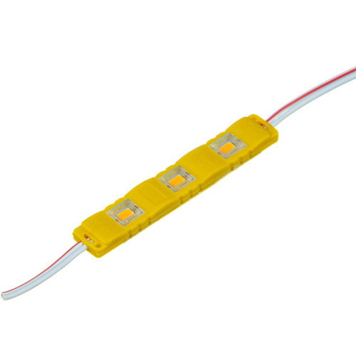 Світлодіодний модуль 12 V жовтий smd5730 3led 1.5 W IP65 ( 1019011 )