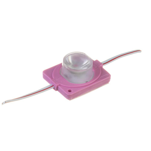 Світлодіодний інжекторний модуль 12 V рожевий smd3030 1led 1.5 W IP65 ( 1019179 )