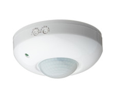 Датчик руху для освітлення стельовий накладний білий IR 360° макс. 1200 Вт