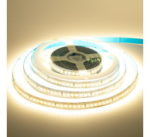Led стрічка AVT 24В біла тепла smd2835 168LED / m IP20, 1м